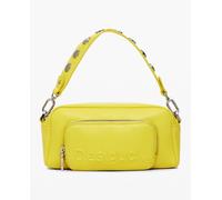 Desigual bolso bandolera Half Logo Prad Crossbody Bag Yellow amarillo