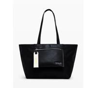 Desigual Desigual - Bolso shopper bolsillo de mujer. Negro Talla Talla única