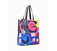 Desigual Desigual - Bolso shopper grande collage de mujer. Multicolor Talla Talla única