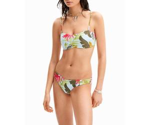 Desigual Desigual - Braguita bikini tropical de mujer. Azul claro Talla 40
