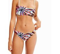 Desigual Swim_Playa I Pantalones Cortos para Mujer, Blanco, L