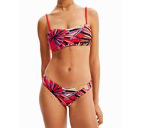 Desigual Pantalones Cortos para Mujer Swim_Playa I, Naranja, XL