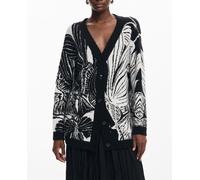 Desigual Desigual - Cardigan estampado de mujer. Negro Talla 40