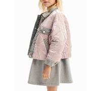 Desigual Desigual - Chaqueta bomber metalizada de niña. Rosa claro Talla 11 años