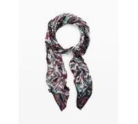 Desigual Desigual - Foulard rectangular flores de mujer. Blanco Talla Talla única