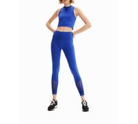 Desigual Desigual - Leggings elásticos texturas de mujer. Azul Talla 44