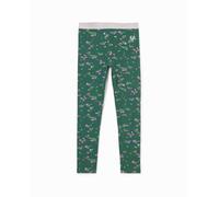 Desigual Desigual - Leggings flores de niña. Verde anticuario Talla 42