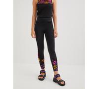 Desigual Desigual - Leggings flores y transparencias. Talla 36
