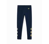 Desigual Desigual - Leggings largos margaritas de niña. Azul marino Talla 40