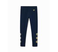 Desigual Desigual - Leggings largos margaritas de niña. Azul marino Talla 42