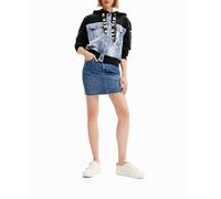 Desigual Desigual - Minifalda vaquera Mickey Mouse de mujer. Denim Talla 36