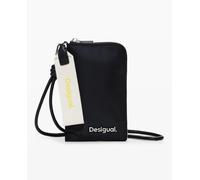 Desigual Desigual - Monedero de nylon cremallera de mujer. Negro Talla Talla única