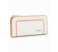 Desigual Desigual - Monedero L pespuntes de mujer. Crudo Talla Talla única