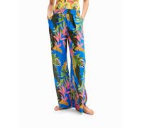 Desigual Swim_Pant Tropical Party Bikini Bottoms, Azul, L para Mujer