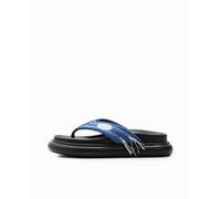 Desigual Desigual - Sandalias de dedo denim de mujer. Denim Talla 40