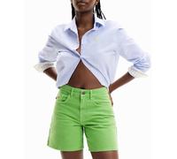 Desigual Desigual - Shorts vaqueros lisos. Verde claro Talla 40