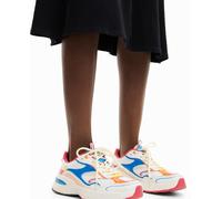 Desigual Zapatos de Mujer 4 Woman PU Zapatillas para Correr, Azul, 37 EU