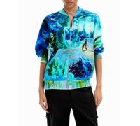 Desigual Desigual - Sudadera arty M. Christian Lacroix de mujer. Turquesa Talla 38
