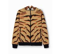 Desigual Desigual - Sudadera capucha tigre de niño. Amarillo Talla 7 años