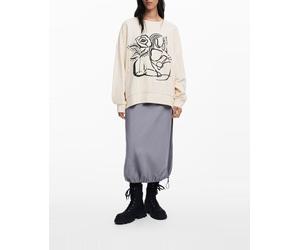 Desigual Desigual - Sudadera oversize flor de mujer. Crudo Talla 44