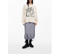 Desigual Desigual - Sudadera oversize flor de mujer. Crudo Talla 46