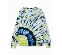 Desigual Desigual - Sudadera oversize tie-dye de niño y niña. Azul oscuro Talla 38