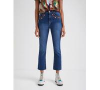 Desigual Desigual - Vaquero Flare cropped. Talla 38