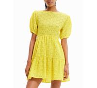 Desigual Vest_Limon 8000 Vestido, Amarillo, M para Mujer