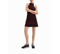 Desigual Vestido para Mujer, Rojo, L