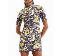 Desigual Desigual - Vestido corto punto mineral. Talla 38