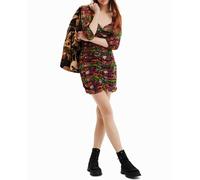 Desigual Desigual - Vestido corto slim fruncido. Talla 38