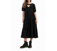 Desigual Desigual - Vestido midi corazón. Talla 38