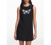 Desigual Desigual - Vestido mini mariposa de mujer. Negro Talla 42