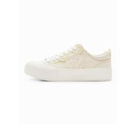 Desigual Zapatillas para Mujer, Color Blanco, Talla 39 EU, Blanco, 39 EU