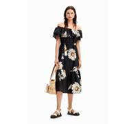 Desigual Vest_georgeo Vestido, Negro, M para Mujer