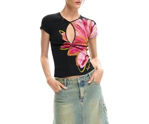 Desigual Dublin T-Shirt, Negro, XS Women's