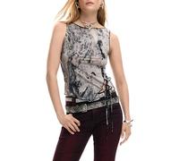 Desigual EDIMBURGO T-Shirt, Negro, M Women's