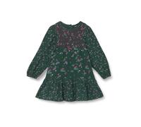 Desigual Girl Woven Dress Long Sleeve Vestido, Verde, 12 años Chicas