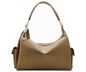 Desigual Half Logo 24 Kaki Brasilia - Bolso de hombro 40.5 cm (green)