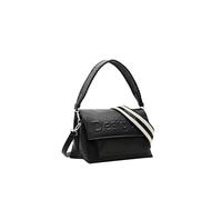 Desigual Half Logo 24 Venecia, Accessories PU Across Body Bag Mujeres, Negro, Talla única