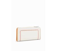 Desigual Mone_Prime Ines, Cartera Tri-Fold Mujer'S, Blanco, 18.5