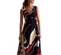Desigual Japan OPART Lacroix Dress, Negro, XS Women's