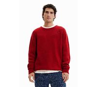 Desigual Jers_Amadeo 3007 Borgoña Sudadera, Rojo, XL para Hombre