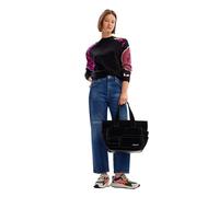 Desigual Jersey mezcla de colores / negro, Talla M