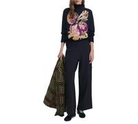 Desigual JERS_Bird_Lacroix Pullover Sweater, Negro, M Women's