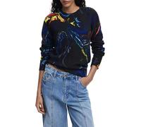 Desigual JERS_Butterfly_Lacroix, 2000 Negro, XS