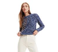 Desigual Jers_clío 5001 Marine Suéter, Azul, S para Mujer