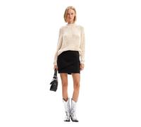 Desigual Jersey de Punto Plano para Mujer Sudadera, Blanco, S