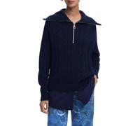 Desigual JERS_Dinamarca Pullover Sweater, Turquesa, S Women's
