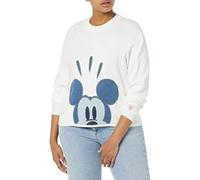Desigual JERS_Mickey Patch Jersey, Blanco, XS para Mujer